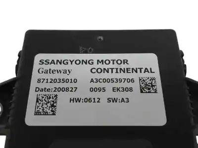 Автозапчастина б/у електронний модуль для ssangyong tivoli 1.5 посилання на oem iam 8712035010  