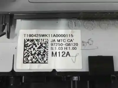 Автозапчасти б/у отопление / кондиционирование воздуха за kia picanto (ja) 1.0 cat ссылки oem iam 97250g6120  