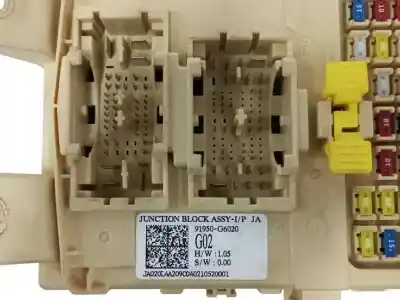 Second-hand car spare part fuse box unit for kia picanto (ja) 1.0 cat oem iam references 91950g6020  