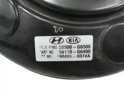 Second-hand car spare part brake servo for kia picanto (ja) 1.0 cat oem iam references 59110g6400  58500g6500