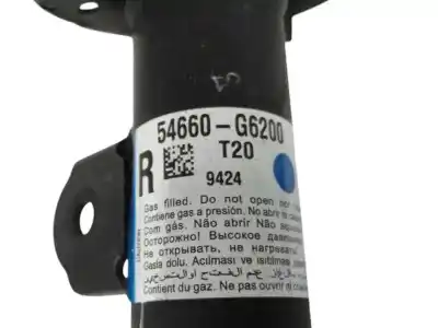 Second-hand car spare part front right shock absorber for kia picanto (ja) 1.0 cat oem iam references 54660g6200  