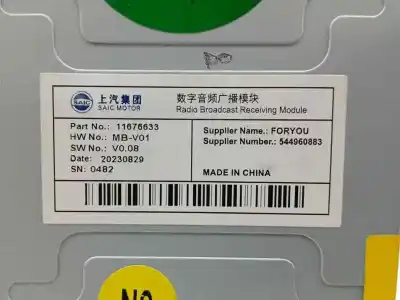 Second-hand car spare part electronic module for mg zs zs suv (azs1) 1.5 vti oem iam references   11676633
