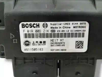 Second-hand car spare part ecu engine control for mg zs zs suv (azs1) 1.5 vti oem iam references   f01r00dz1k