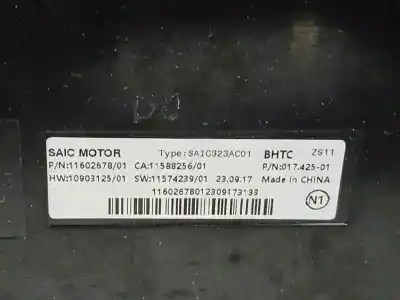 Second-hand car spare part electronic module for mg zs zs suv (azs1) 1.5 vti oem iam references   saic323ac01