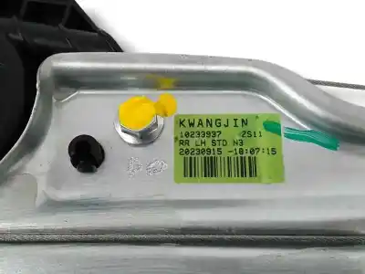 Second-hand car spare part rear left window regulator for mg zs zs suv (azs1) 1.5 vti oem iam references 10233937  