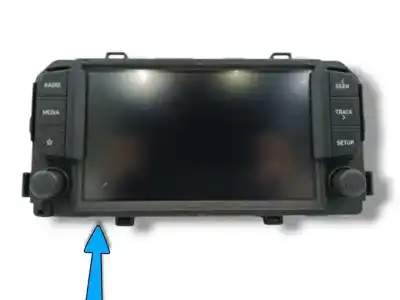 Pièce détachée automobile d'occasion écran multifonctions pour hyundai i10 iii (ac3, ai3) 1.2 mpi références oem iam 96160k78714