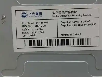 Peça sobressalente para automóvel em segunda mão módulo eletrônico por mg rover mg zs suv 1.5 vti referências oem iam   544960883