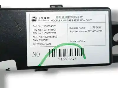 Second-hand car spare part electronic module for mg zs zs suv (azs1) 1.5 vti oem iam references   