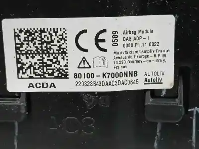 Автозапчасти б/у передняя левая подушка безопасности за hyundai i10 iii (ac3, ai3) 1.2 mpi ссылки oem iam 80100k7000  