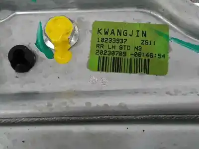 Second-hand car spare part rear left window regulator for mg zs zs suv (azs1) 1.5 vti oem iam references 10233937  
