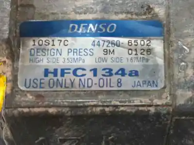 Tweedehands auto-onderdeel airconditioning compressor voor mitsubishi montero (v80/v90) 3.2 di-d cat oem iam-referenties 4472606502  