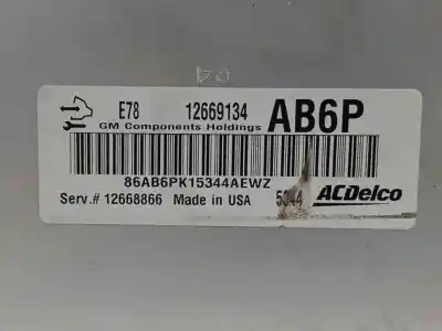 Peça sobressalente para automóvel em segunda mão centralina de motor uce por opel adam 1.4 16v cat (a 14 xel / ldd / l2z) 87 cv / 64 kw referências oem iam 12669134  