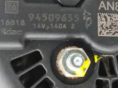 Peça sobressalente para automóvel em segunda mão alternador por opel mokka 1.6 cdti dpf referências oem iam 94509655  140a