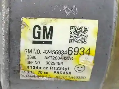Second-hand car spare part air conditioning compressor for opel mokka 1.6 cdti dpf oem iam references 42456934  