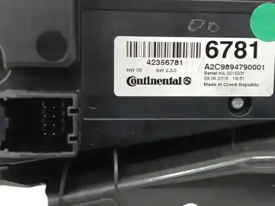 Автозапчастина б/у аудіо система / радіо cd для opel mokka 1.6 cdti dpf посилання на oem iam 42356781 a2c98947900001 