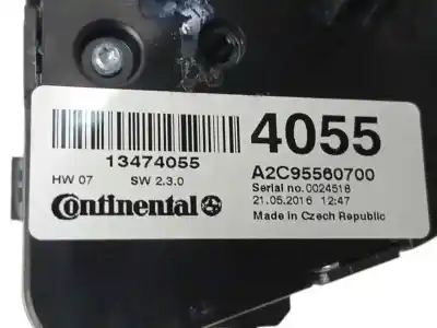 Second-hand car spare part climate control for opel mokka 1.6 cdti dpf oem iam references 13474055  a2c95560700