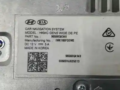 Second-hand car spare part gps navigation system for kia niro (de) e-niro oem iam references 96560q4340  