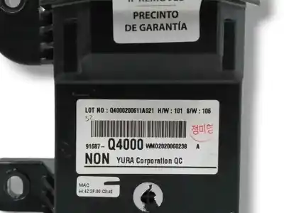 Second-hand car spare part electronic module for kia niro (de) e-niro oem iam references 91687q4000  