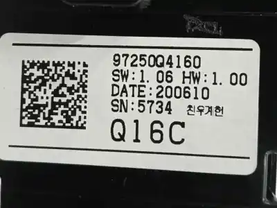 Second-hand car spare part climate control for kia niro (de) e-niro oem iam references 97250q4160  