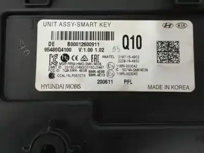 Pezzo di ricambio per auto di seconda mano modulo elettronico per kia niro (de) e-niro riferimenti oem iam 95480q4100  