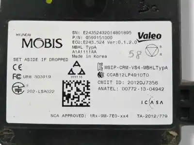 Second-hand car spare part electronic module for kia niro (de) e-niro oem iam references g599151000  