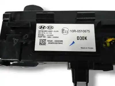 Second-hand car spare part multifunction switch for kia niro (de) e-niro oem iam references 96540g5300  