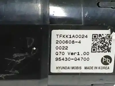 Second-hand car spare part switch for kia niro (de) e-niro oem iam references 95430q4700  