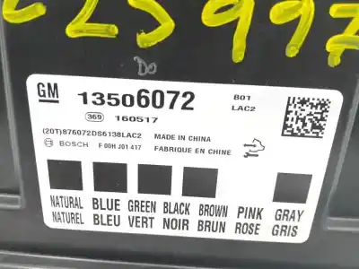 Second-hand car spare part electronic module for opel corsa d (s07) 1.4 (l08 l68) oem iam references 13506072  