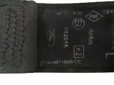 Peça sobressalente para automóvel em segunda mão cinto de segurança traseiro esquerdo por ford transit connect (tc7) 1.8 tdci cat referências oem iam 2t14a611b69cc  