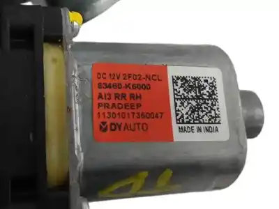 Автозапчастина б/у регулятор скла заднього правого для hyundai i10 iii (ac3, ai3) 1.0 mpi посилання на oem iam 83460k6000  