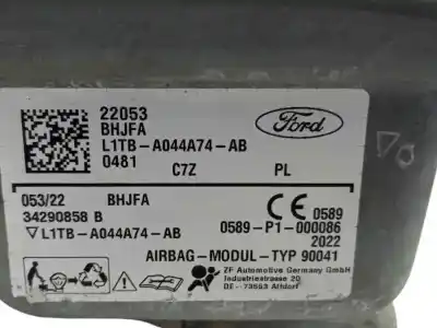Автозапчастина б/у передня права подушка безопасности для ford puma (j2k, cf7) 1.0 ecoboost mhev посилання на oem iam l1tba044a74ab  