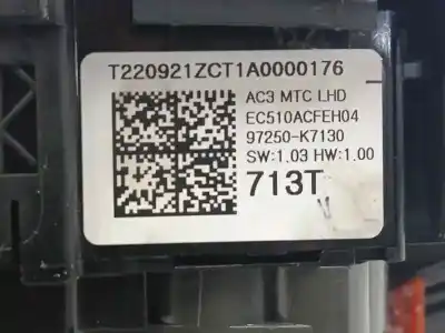 Автозапчасти б/у отопление / кондиционирование воздуха за hyundai i10 iii (ac3, ai3) 1.2 mpi ссылки oem iam 97250k7130  