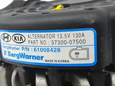 Second-hand car spare part alternator for hyundai i10 iii (ac3, ai3) 1.2 mpi oem iam references 3730007500  130a