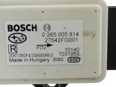 Peça sobressalente para automóvel em segunda mão sensor por subaru forester (sh_) 2.0 d awd (shh) referências oem iam 27542fg001 0265005814 