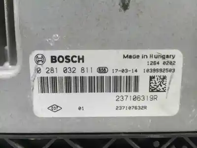Автозапчасти б/у блок управления двигателем за renault captur i (j5_, h5_) 1.5 dci 90 ссылки oem iam 237106319r  0281032811