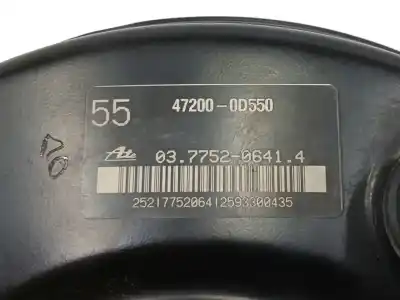 Автозапчастина б/у гальмівний серво для toyota yaris (_p13_) 1.3 (nsp130_) посилання на oem iam 472000d550  03775206414