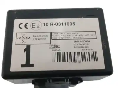 Автозапчастина б/у електронний модуль для toyota yaris (_p13_) 1.3 (nsp130_) посилання на oem iam 897410d080  