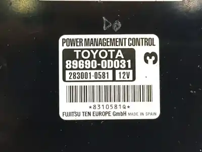 Автозапчастина б/у електронний модуль для toyota yaris (_p13_) 1.3 (nsp130_) посилання на oem iam 896900d031  2830010581