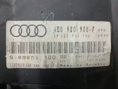 Piesă de schimb auto la mâna a doua ceas bord pentru audi a8 (4e2) 4.0 v8 32v tdi biturbo cat (ase) referințe oem iam 4e0920900f  110080101008