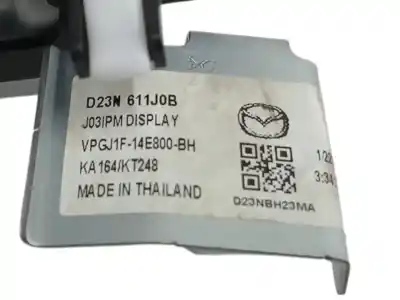 Peça sobressalente para automóvel em segunda mão display gps / multimídia por mazda cx-3 (dk) 2.0 skyactiv-g referências oem iam d23n611j0b  