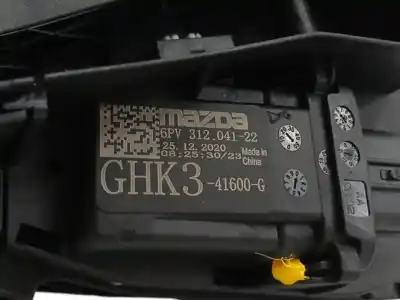 Автозапчастина б/у педаль акселератора для mazda cx-3 (dk) 2.0 skyactiv-g посилання на oem iam ghk341600g  6pv31204122