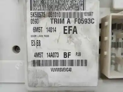 Second-hand car spare part fuse box unit for ford focus c-max (cap) 1.8 tdci turbodiesel cat oem iam references 4m5t14a073bf  6m5t14014efa