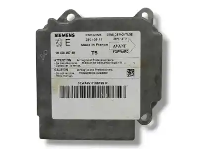 Second-hand car spare part airbag control unit for peugeot 307 (s1) 2.0 hdi cat oem iam references 9645840780