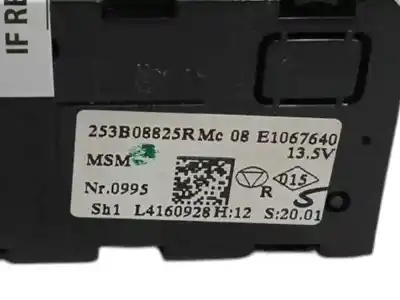 Peça sobressalente para automóvel em segunda mão comandos de alavanca por renault captur i (j5_, h5_) 1.5 dci 110 referências oem iam 253b08825r   Peça sobressalente para automóvel em segunda mão comandos de alavanca por renault captur i (j5_, h5_) 1.5 dci 110 referências oem iam 253b08825r