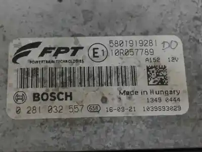 Автозапчасти б/у блок управления двигателем за iveco daily vi furgón 33s16, 35s16, 35c16, 40c16, 50c16 ссылки oem iam 5801919281  0281032557