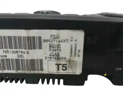 Pezzo di ricambio per auto di seconda mano controllo climatico per peugeot 307 (s1) 2.0 hdi cat riferimenti oem iam 96527144xt  