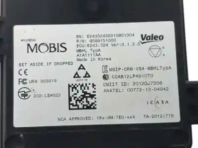 Second-hand car spare part electronic module for kia niro (de) e-niro oem iam references g599151000  