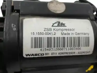 Peça sobressalente para automóvel em segunda mão compressor suspensão por audi a8 (4e2) 3.0 v6 24v tdi referências oem iam 15155000412  