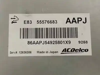 Автозапчастина б/у ебу контролер двигуна для opel corsa d 1.0 12v cat (a 10 xep / ldb) посилання на oem iam 12636386  55576683