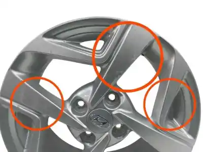 Автозапчасти б/у шина за hyundai i10 iii (ac3, ai3) 1.0 mpi ссылки oem iam 52910k7100 4h 4x100 15x6jh2 offset48